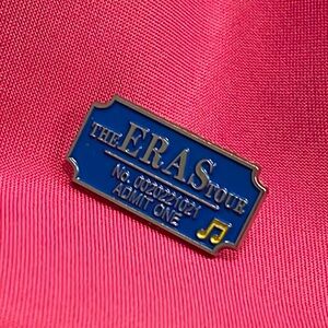 Taylor Swift Eras Tour Blue Admit One Ticket Pin